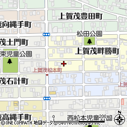 京都府京都市北区上賀茂畔勝町29周辺の地図
