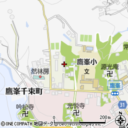 京都府京都市北区鷹峯北鷹峯町32周辺の地図