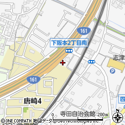 ダスキン大津坂本周辺の地図