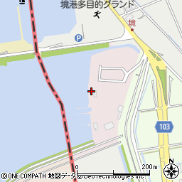 愛知県弥富市三稲町稲山周辺の地図