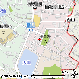 愛知県名古屋市緑区桶狭間北3丁目1203周辺の地図