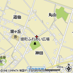 愛知県豊田市堤町周辺の地図