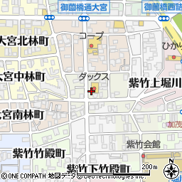 京都府京都市北区大宮南椿原町周辺の地図