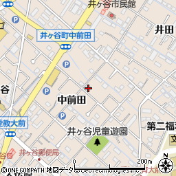 愛知県刈谷市井ケ谷町中前田25周辺の地図