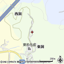 愛知県豊田市岩倉町（西洞）周辺の地図