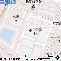 佐川印刷株式会社　日野工場・グラビア事業部周辺の地図