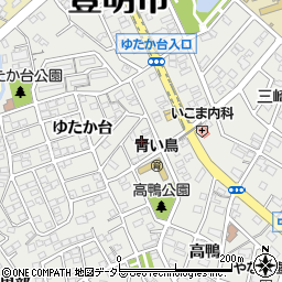 愛知県豊明市三崎町ゆたか台35周辺の地図