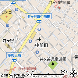 愛知県刈谷市井ケ谷町中前田35周辺の地図