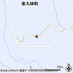 愛知県豊田市東大林町保田周辺の地図