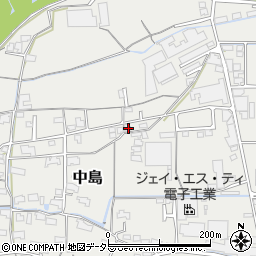 岡山県津山市中島158周辺の地図