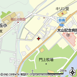 兵庫県西脇市黒田庄町田高391周辺の地図