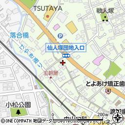 愛知県豊明市前後町五軒屋周辺の地図