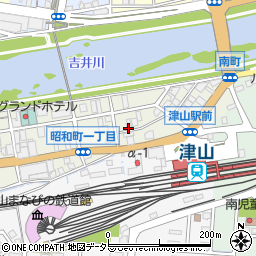 岡山県津山市南町1丁目81周辺の地図