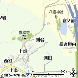 京都府亀岡市千代川町北ノ庄東谷17周辺の地図