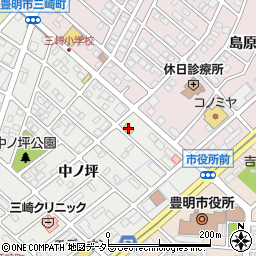 ローソン豊明三崎町店周辺の地図