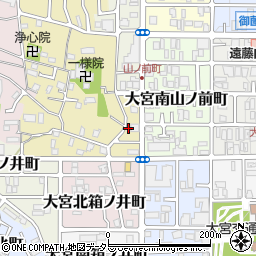 京都府京都市北区大宮薬師山東町39周辺の地図