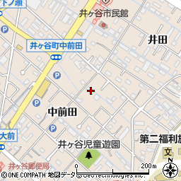 愛知県刈谷市井ケ谷町中前田23周辺の地図