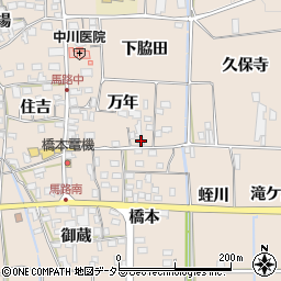 京都府亀岡市馬路町万年25周辺の地図