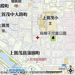 京都府京都市北区上賀茂南大路町77周辺の地図
