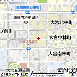 京都府京都市北区大宮東小野堀町周辺の地図