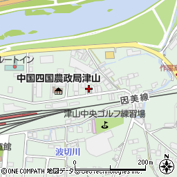 広成建設株式会社　津山出張所周辺の地図