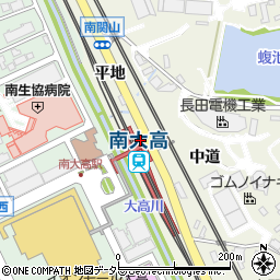 愛知県名古屋市緑区大高町池之内周辺の地図