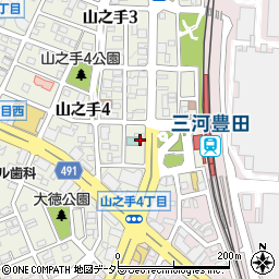 ＡＢホテル三河豊田周辺の地図