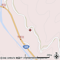 愛知県設楽町（北設楽郡）三都橋（久保貝津）周辺の地図