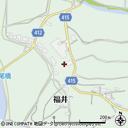 岡山県津山市福井1991周辺の地図