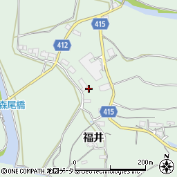 岡山県津山市福井1977周辺の地図