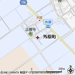 滋賀県東近江市外原町311周辺の地図