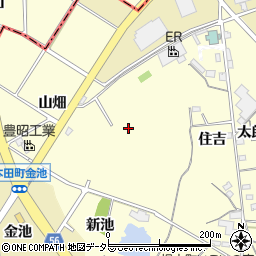 愛知県豊田市堤本町山畑周辺の地図