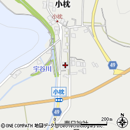 兵庫県丹波篠山市小枕503周辺の地図