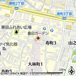 豊田ガーデン周辺の地図