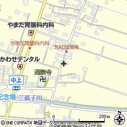 三重県員弁郡東員町中上57周辺の地図