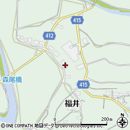 岡山県津山市福井1955周辺の地図