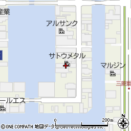 株式会社サトウメタル　飛島工場周辺の地図