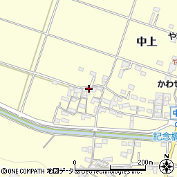 三重県員弁郡東員町中上1342周辺の地図