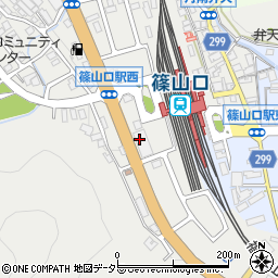明光義塾篠山駅前教室周辺の地図
