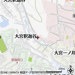 京都府京都市北区大宮釈迦谷2周辺の地図