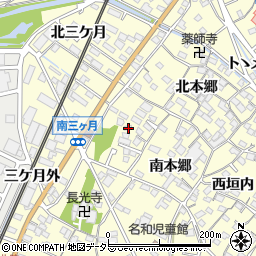愛知県東海市名和町榎戸21周辺の地図