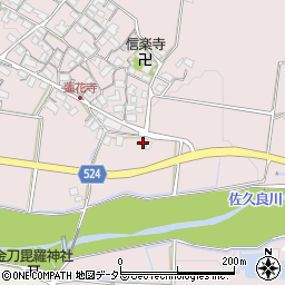 滋賀県蒲生郡日野町蓮花寺1046周辺の地図