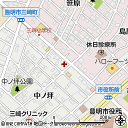 岡崎信用金庫豊明支店周辺の地図
