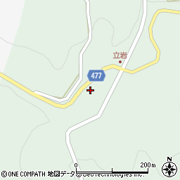 愛知県豊田市立岩町カヤノキ周辺の地図