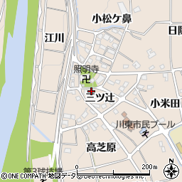 京都府亀岡市馬路町三ツ辻周辺の地図