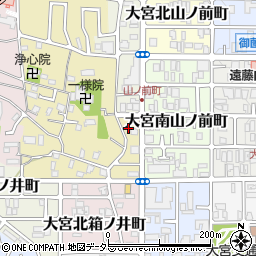 京都府京都市北区大宮薬師山東町38周辺の地図