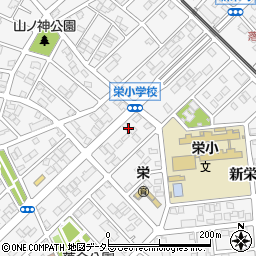 グランディーズ新栄周辺の地図
