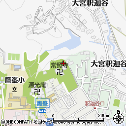 京都府京都市北区鷹峯北鷹峯町2周辺の地図