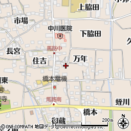 京都府亀岡市馬路町万年43-4周辺の地図