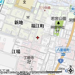 三重県桑名市福江町63周辺の地図